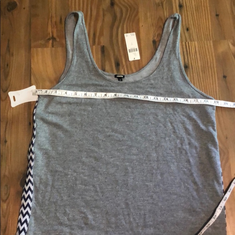 Anthro MONROW Zig-Zag Gray Basic Tank - Picture 5 of 8
